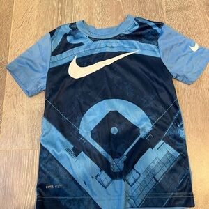 Nike Kids' Blue Baseball Graphic T-Shirt